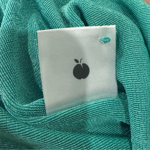 WITH JÉAN ALEXA DRESS size medium green NWT - Picture 11 of 12